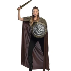 2 ACCESSOIRES CHEVALIER ÉPÉE 47CM BOUCLIER 44CM