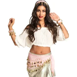 4 ACCESSOIRES DANSE DU VENTRE ORIENTALE ADULTE