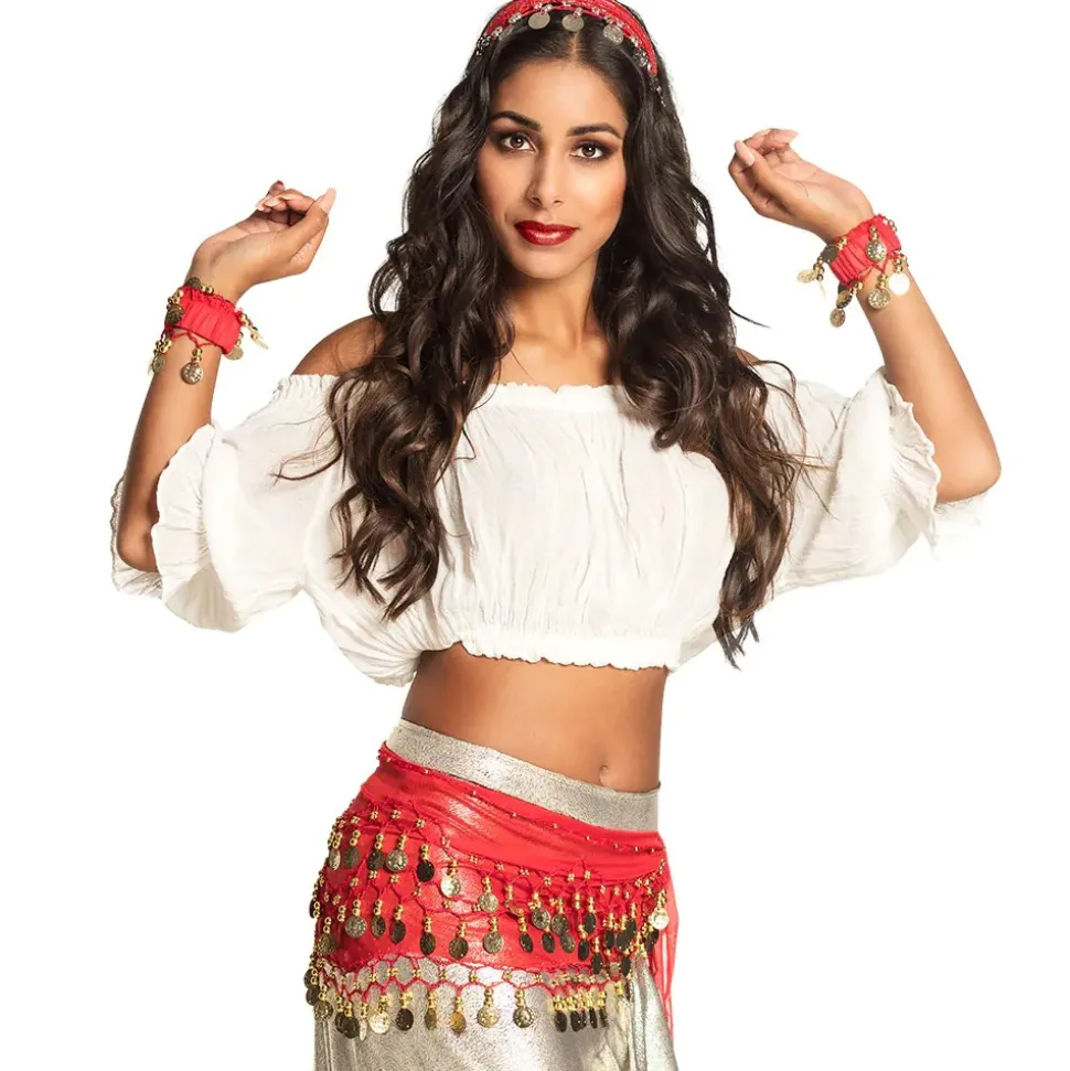4 ACCESSOIRES DANSE DU VENTRE ORIENTALE ADULTE
