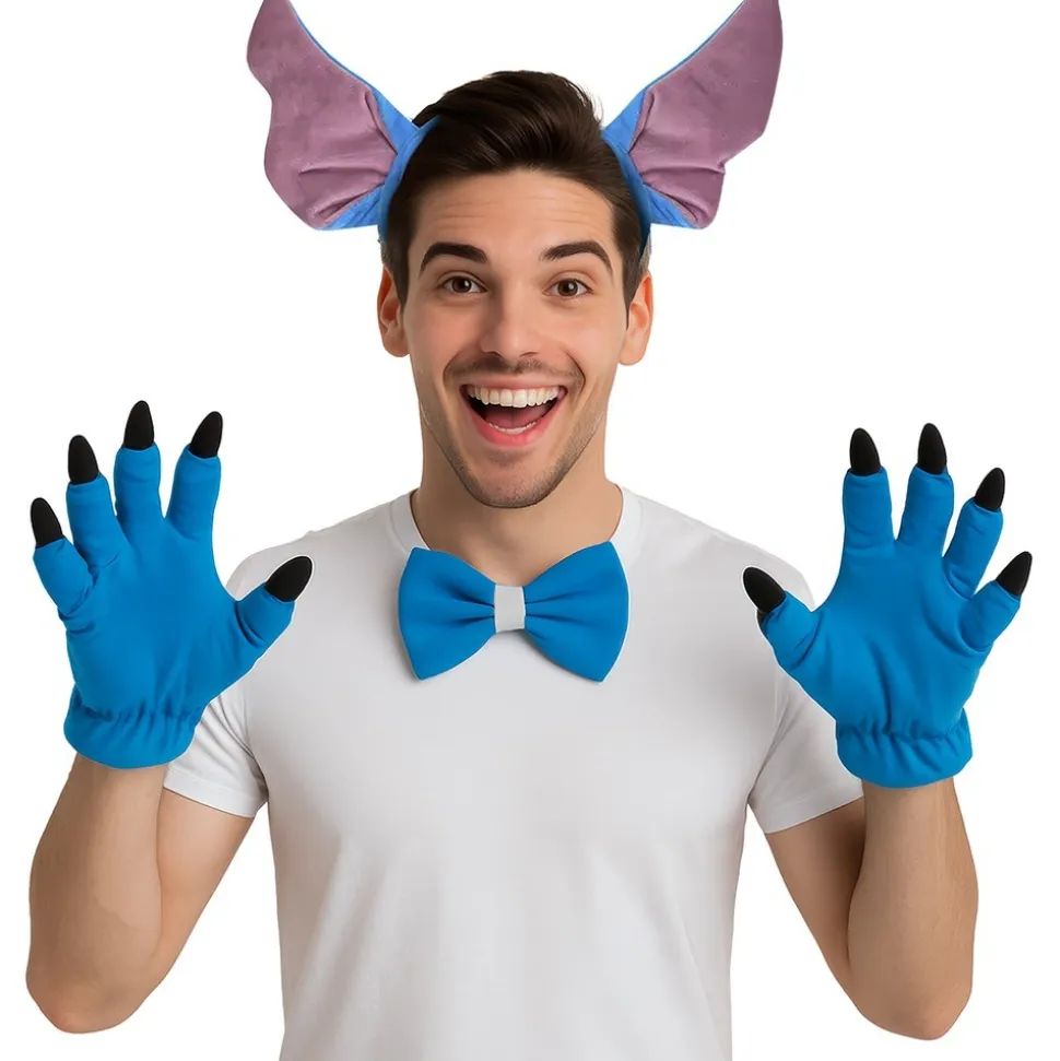 3 ACCESSOIRES DÉGUISEMENT CRÉATURE EXTRATERRESTRE