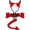 5 ACCESSOIRES DÉGUISEMENT DIABLE SÉDUCTION ROUGE