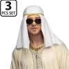 3 ACCESSOIRES DÉGUISEMENT ÉMIR ARABE RICHE HOMME