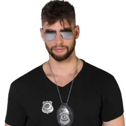 3 ACCESSOIRES DÉGUISEMENT POLICIER ADULTE