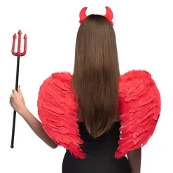 3 ACCESSOIRES DIABLE CORNES TRIDENT 58CM AILES