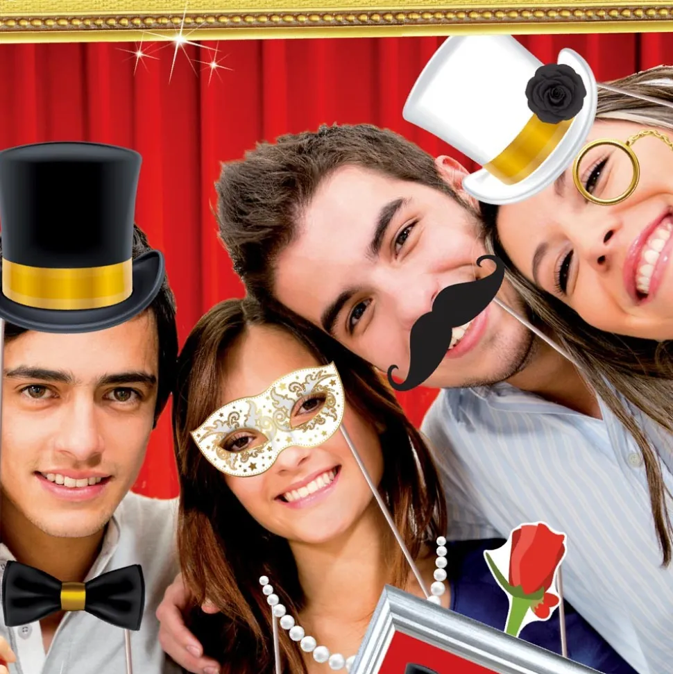 12 ACCESSOIRES PHOTOBOOTH SOIRÉE CHIC