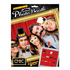 12 ACCESSOIRES PHOTOBOOTH SOIRÉE CHIC