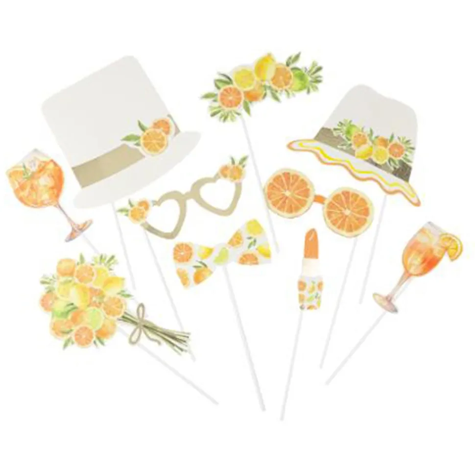 10 ACCESSOIRES PHOTOBOOTH TUTTI FRUTTI AGRUME