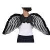 AILES ANGE NOIR 43CMX1M ARGENT
