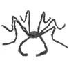 ARAIGNÉE GÉANTE VELUE DÉCORATIVE 2MX24CM NOIR
