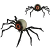 ARAIGNÉE IL GÉANT DÉCORATIVE PVC 16CM NOIR