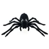 ARAIGNÉE SQUELETTE NOIRE FLOQUÉE 22X13CM