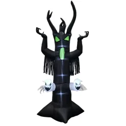 ARBRE GONFLABLE MALÉFIQUE FANTÔMES LED 2.7M NOIR