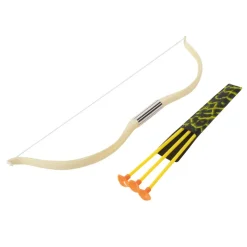 ARC INDIEN 3 FLÈCHES CARQUOIS PLASTIQUE 50CM