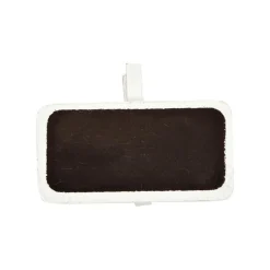 12 ARDOISES SUR PINCE BLANC 4 X 2 CM
