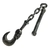 ARME JOUET PE CHAINE CROCHET TÊTE DE MORT 86CM