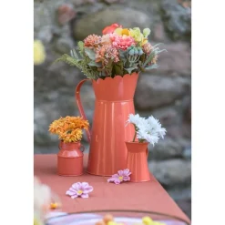 ARROSOIR MÉTAL DÉCO AVEC POIGNÉE 26.5CM TANGERINE