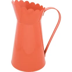 ARROSOIR MÉTAL DÉCO AVEC POIGNÉE 26.5CM TANGERINE