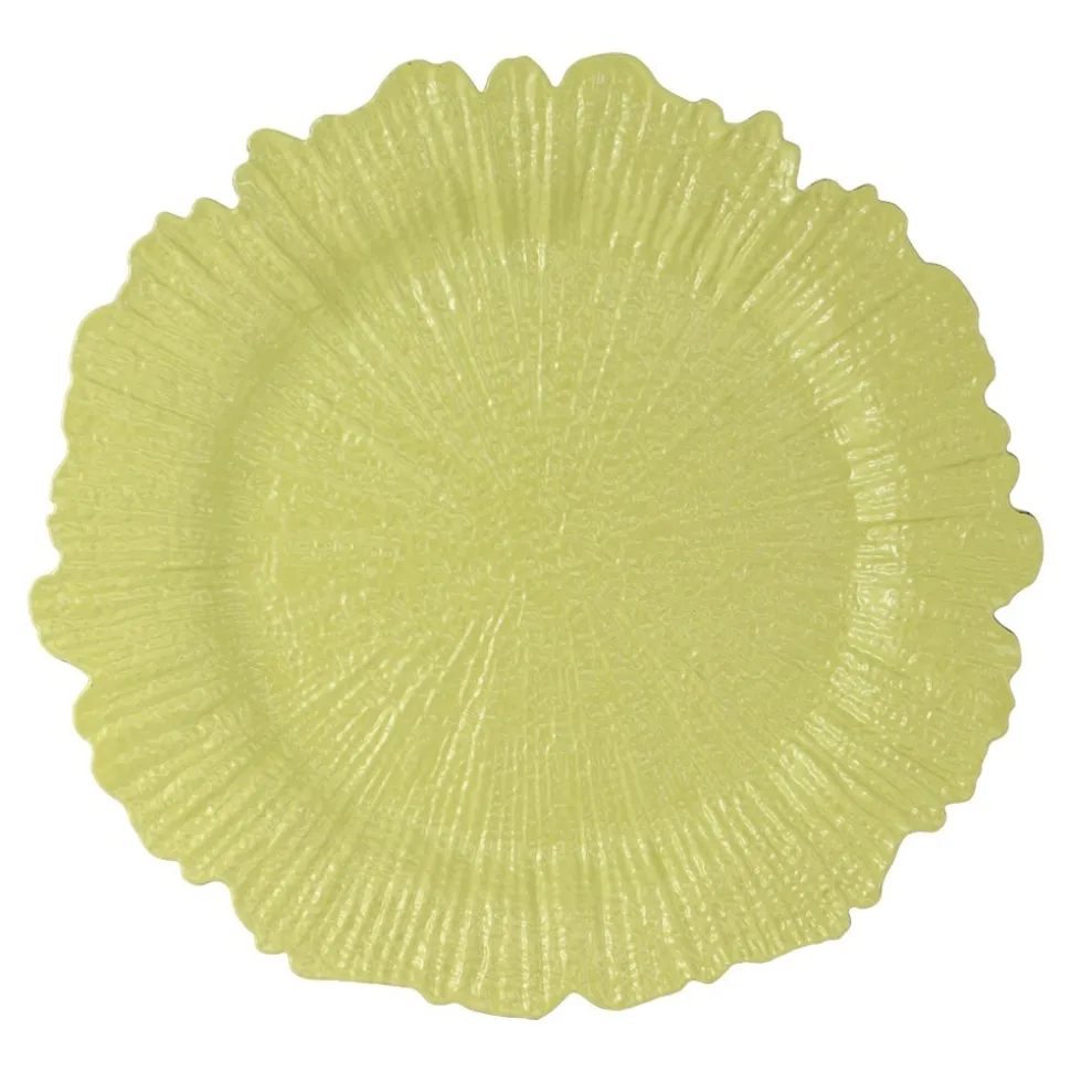 ASSIETTE PRÉSENTATION RÉUTILISABLE 33CM VERT