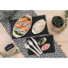 10 ASSIETTES ARDOISE PVC 30X15.8CM