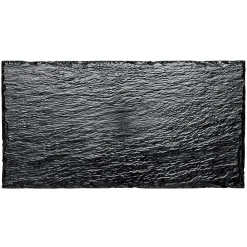 10 ASSIETTES ARDOISE PVC 30X15.8CM
