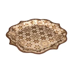 6 ASSIETTES CARTON ACCOLADES DÉCO ORIENTAL 28.5CM