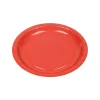 10 ASSIETTES CARTON BIO ROND 20CM ROUGE