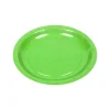 10 ASSIETTES CARTON BIO ROND 20CM VERT