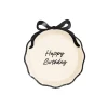 6 ASSIETTES CARTON BIRTHDAY NUD 24CM CRÈME