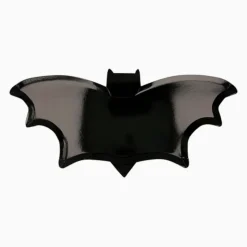 6 ASSIETTES CARTON CHAUVE-SOURIS 37X18.5CM NOIR