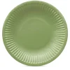 8 ASSIETTES CARTON 23CM OLIVE