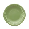 8 ASSIETTES CARTON 18CM OLIVE