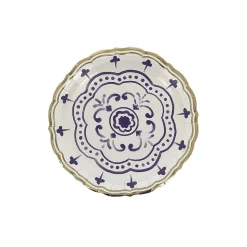 8 ASSIETTES CARTON DOLCE VITA 18CM BLEU ROI