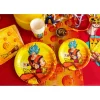 8 ASSIETTES CARTON DRAGON BALL SUPER 23CM ORANGE