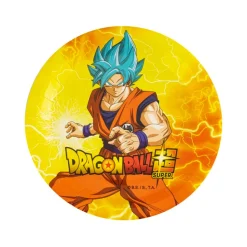 8 ASSIETTES CARTON DRAGON BALL SUPER 23CM ORANGE