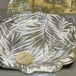 8 ASSIETTES CARTON EXOTIQUE TROPICAL PARTY 23CM