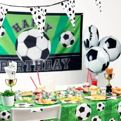 10 ASSIETTES CARTON FOOTBALL VINTAGE 23CM BLANC