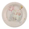 6 ASSIETTES CARTON LICORNE MAGIQUE 22.5CM ROSE