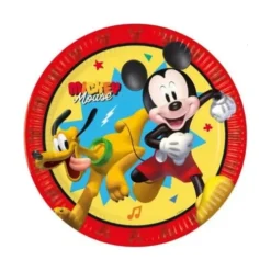 8 ASSIETTES CARTON MICKEY JUMP INTO FUN 23CM