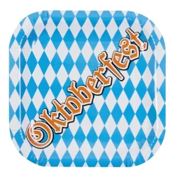 6 ASSIETTES CARTON OKTOBERFEST FÊTE BIÈRE 25CM