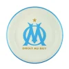 6 ASSIETTES CARTON OM FOOTBALL 23CM BLANC