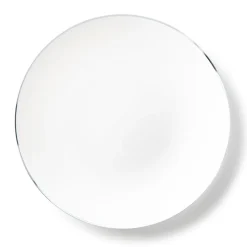 32 ASSIETTES CLASSIC COLLECTION BLANC ARGENT