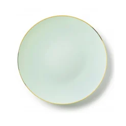 10 ASSIETTES 26CM CLASSIC COLLECTION VERT OR