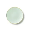 10 ASSIETTES 19CM CLASSIC COLLECTION VERT OR