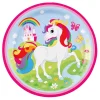 8 ASSIETTES EN CARTON LICORNE 23 CM