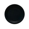 8 ASSIETTES PLATES CARTON ROND 23CM NOIR