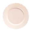 10 ASSIETTES RÉUTILISABLE BAROQUE 26CM VIEUX ROSE