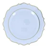 6 ASSIETTES RÉUTILISABLES ACCOLADES 26.5CM ORAGE
