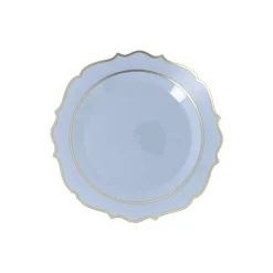 6 ASSIETTES RÉUTILISABLES ACCOLADES 19.5CM ORAGE