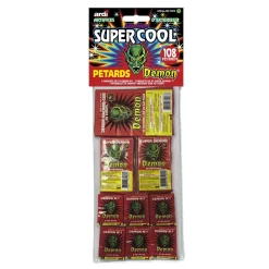 ASSORTIMENT PÉTARD DÉMON SUPERCOOL 108 COUPS - F2