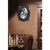 AUTOCOLLANT CADRE BAROQUE VINTAGE FILLE 30X23CM